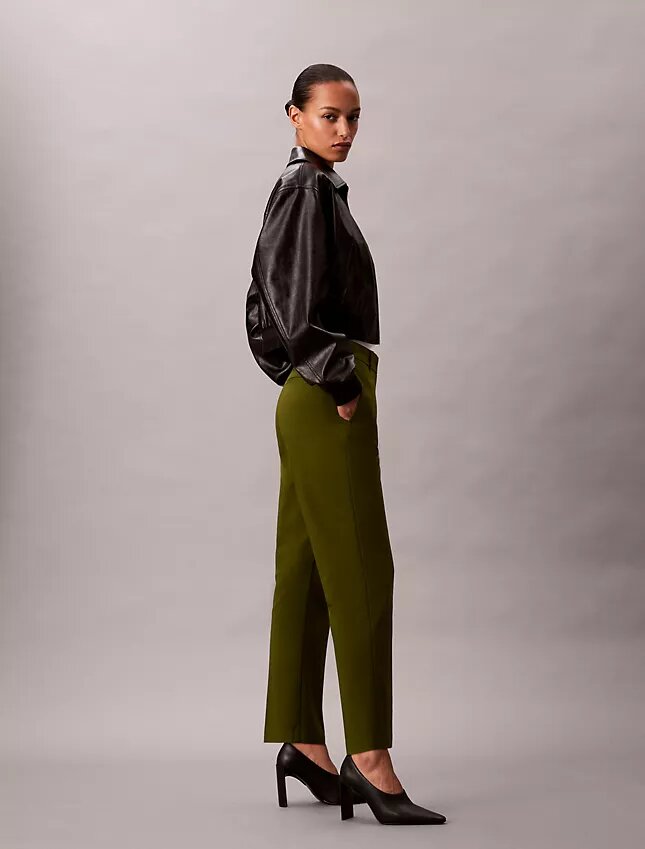 Pantalones chinos de algodón Cotton Stretch de corte recto Pantalones chinos de algodón Cotton Stretch de corte recto