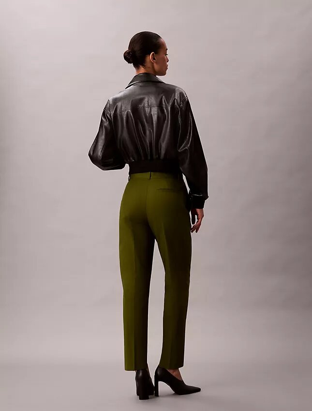 Pantalones chinos de algodón Cotton Stretch de corte recto Pantalones chinos de algodón Cotton Stretch de corte recto