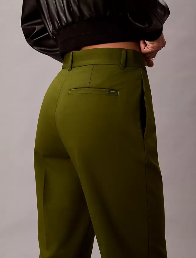 Pantalones chinos de algodón Cotton Stretch de corte recto Pantalones chinos de algodón Cotton Stretch de corte recto