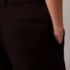 Pantalones chinos de algodón elástico de pierna ancha