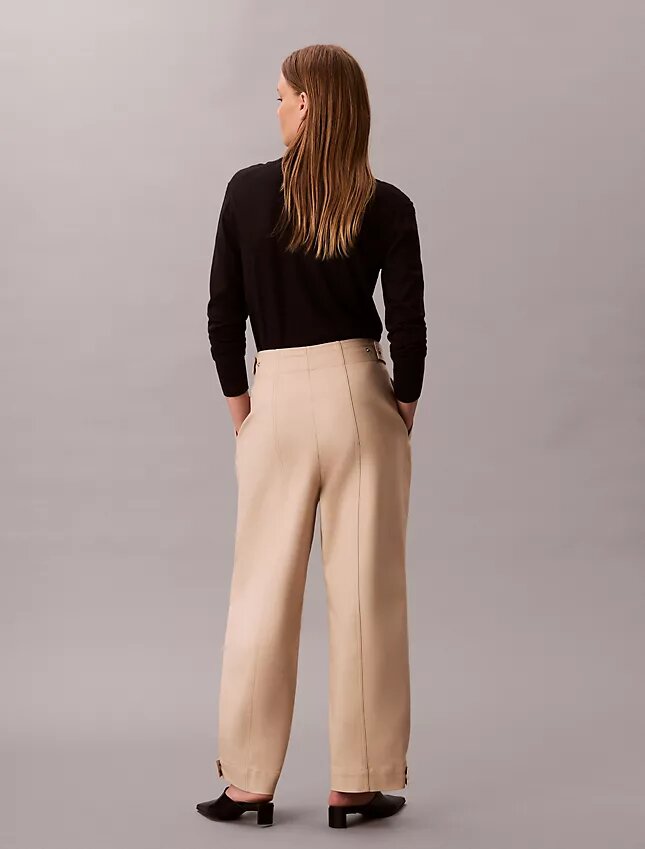 Pantalones chinos de pierna ancha ajustables Pantalones chinos de pierna ancha ajustables