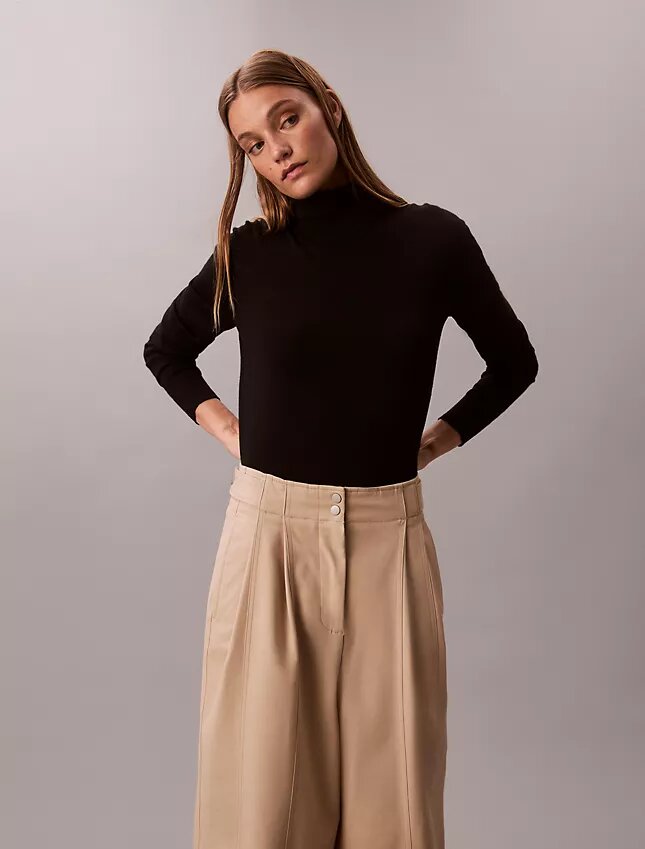 Pantalones chinos de pierna ancha ajustables Pantalones chinos de pierna ancha ajustables