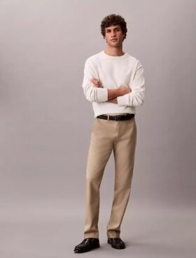 Pantalones chinos elásticos modernos Pantalones chinos elásticos modernos