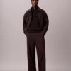 Pantalones chinos holgados de sarga Cotton Stretch de algodón