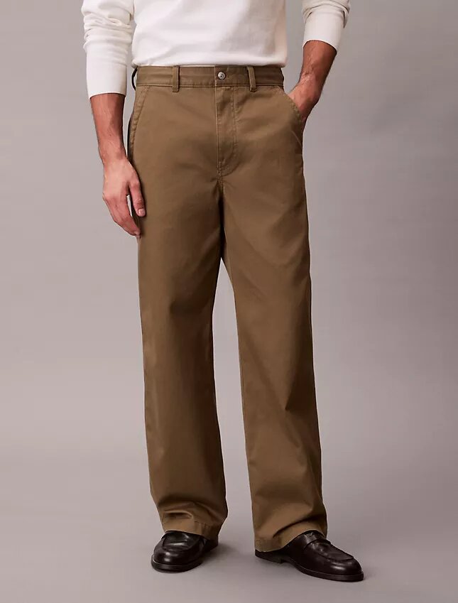 Pantalones chinos holgados estilo años 90 Pantalones chinos holgados estilo años 90
