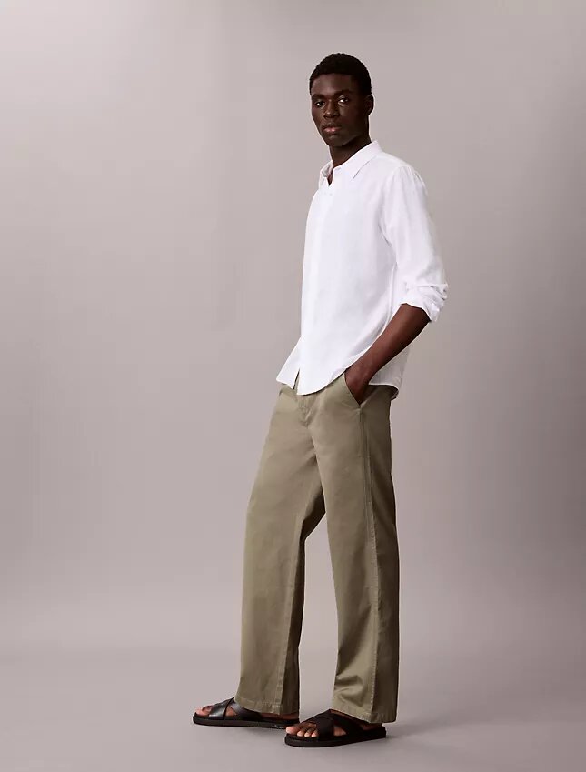 Pantalones chinos holgados estilo años 90 Pantalones chinos holgados estilo años 90