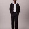 Pantalones chinos rectos con pliegues estilo años 90