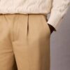 Pantalones chinos rectos con pliegues estilo años 90