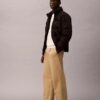 Pantalones chinos rectos con pliegues estilo años 90