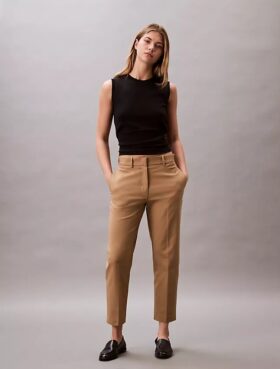 Pantalones chinos rectos de algodón Cotton Stretch