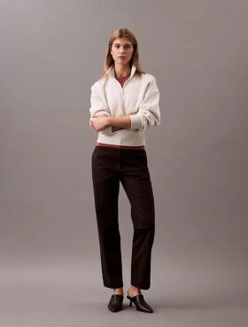 Pantalones chinos rectos de algodón Cotton Stretch