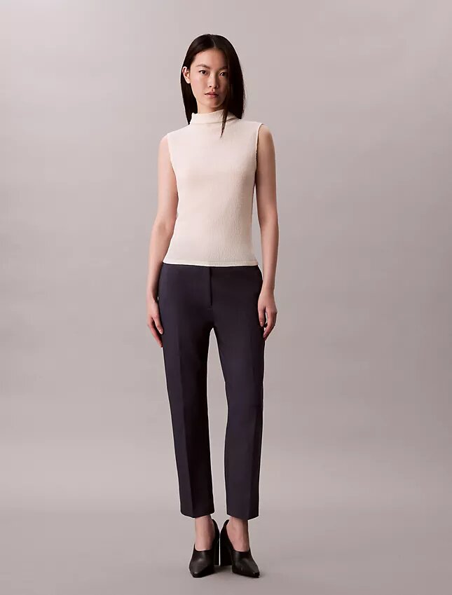 Pantalones chinos rectos de algodón Cotton Stretch Pantalones chinos rectos de algodón Cotton Stretch