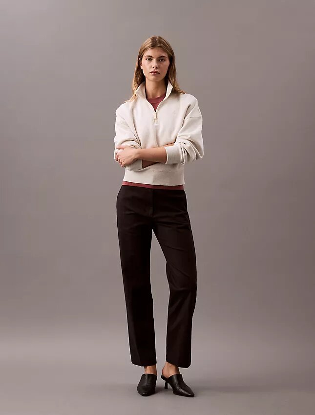 Pantalones chinos rectos de algodón Cotton Stretch Pantalones chinos rectos de algodón Cotton Stretch