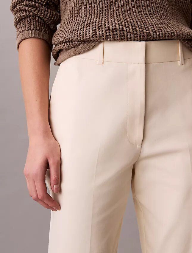 Pantalones chinos rectos de algodón Cotton Stretch Pantalones chinos rectos de algodón Cotton Stretch