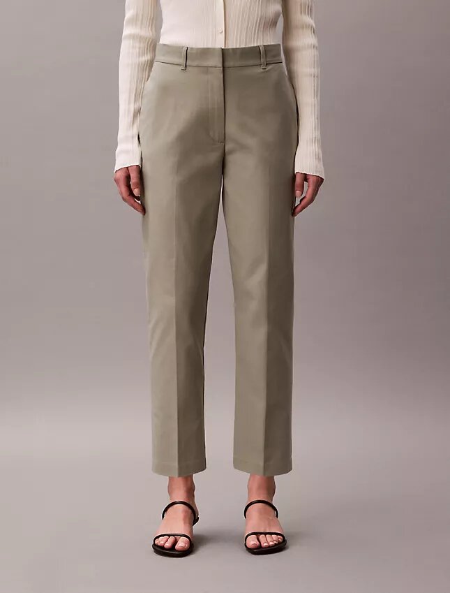 Pantalones chinos rectos de algodón Cotton Stretch Pantalones chinos rectos de algodón Cotton Stretch