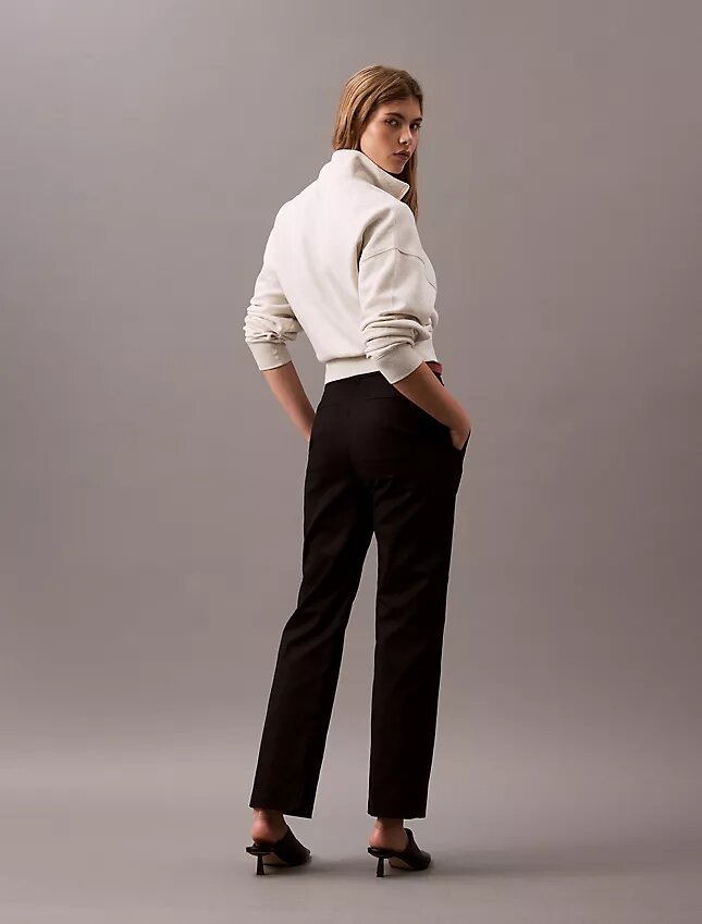 Pantalones chinos rectos de algodón Cotton Stretch Pantalones chinos rectos de algodón Cotton Stretch