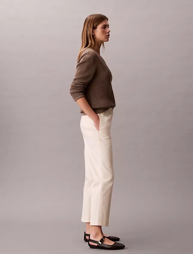 Pantalones chinos rectos de algodón Cotton Stretch Pantalones chinos rectos de algodón Cotton Stretch