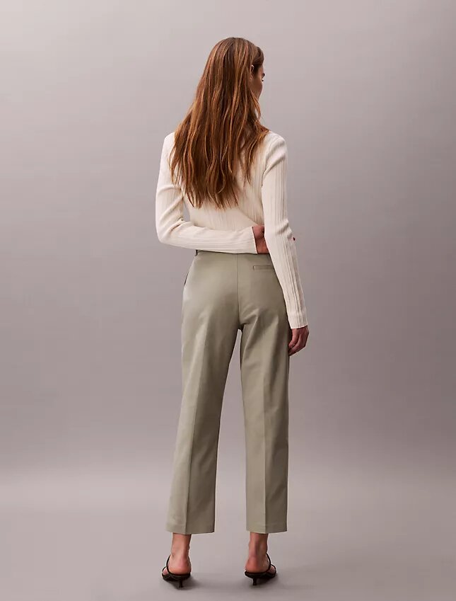 Pantalones chinos rectos de algodón Cotton Stretch Pantalones chinos rectos de algodón Cotton Stretch