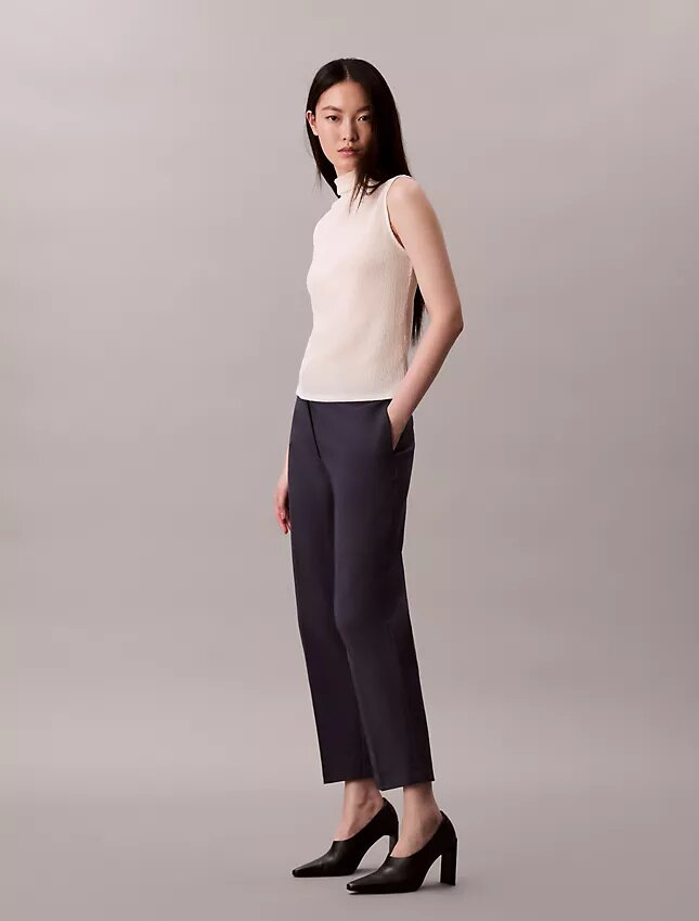 Pantalones chinos rectos de algodón Cotton Stretch Pantalones chinos rectos de algodón Cotton Stretch
