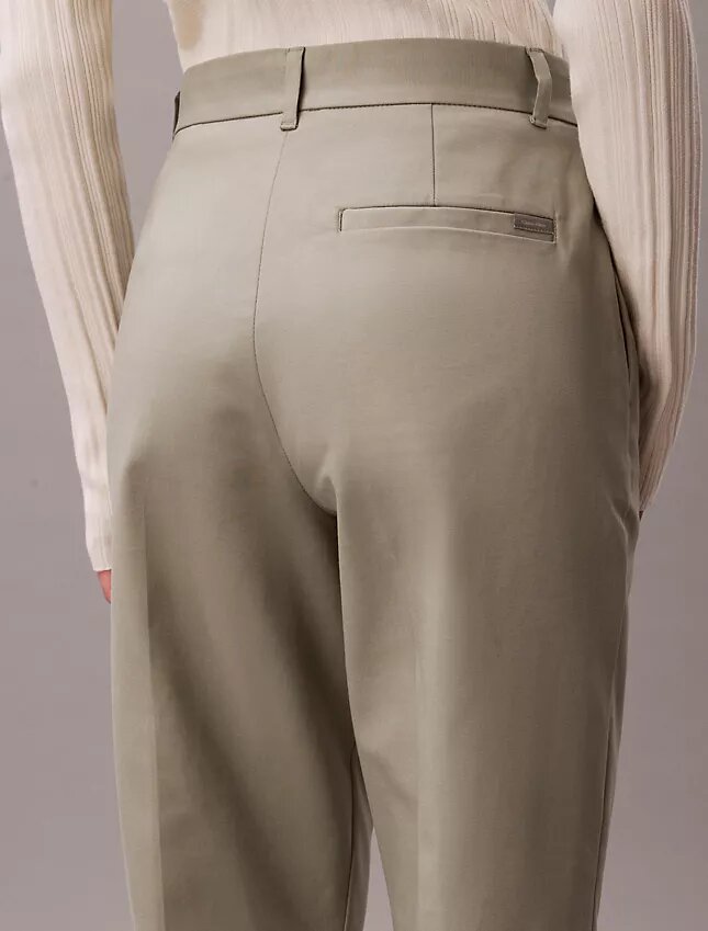 Pantalones chinos rectos de algodón Cotton Stretch Pantalones chinos rectos de algodón Cotton Stretch