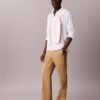 Pantalones chinos rectos de Cotton Stretch de los años 90