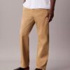 Pantalones chinos rectos de Cotton Stretch de los años 90