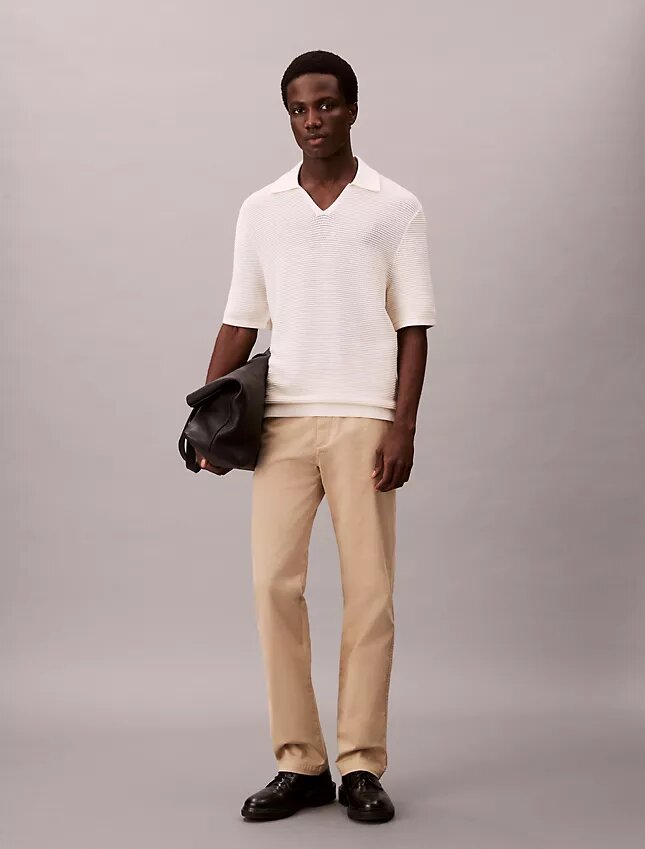 Pantalones chinos rectos estándar Pantalones chinos rectos estándar