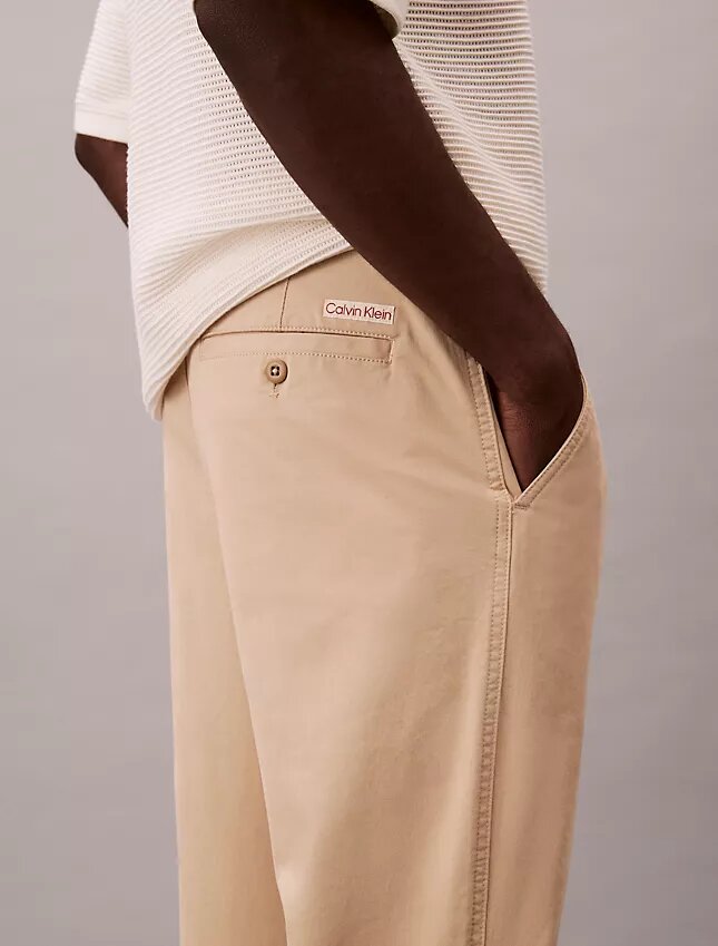 Pantalones chinos rectos estándar Pantalones chinos rectos estándar