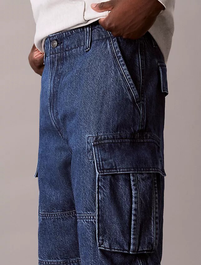Pantalones cortos cargo de Denim de los 90 Pantalones cortos cargo de Denim de los 90