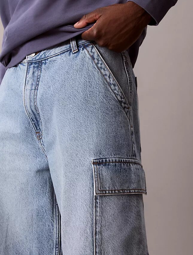 Pantalones cortos cargo de Denim de los 90 Pantalones cortos cargo de Denim de los 90