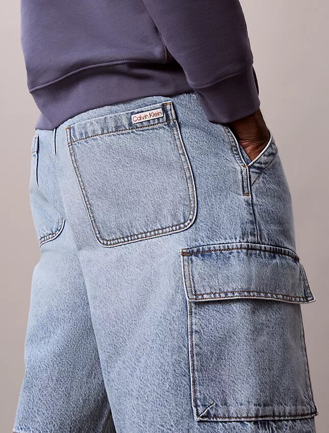 Pantalones cortos cargo de Denim de los 90 Pantalones cortos cargo de Denim de los 90
