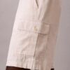Pantalones cortos cargo de mezcla de lino Pantalones cortos cargo de mezcla de lino