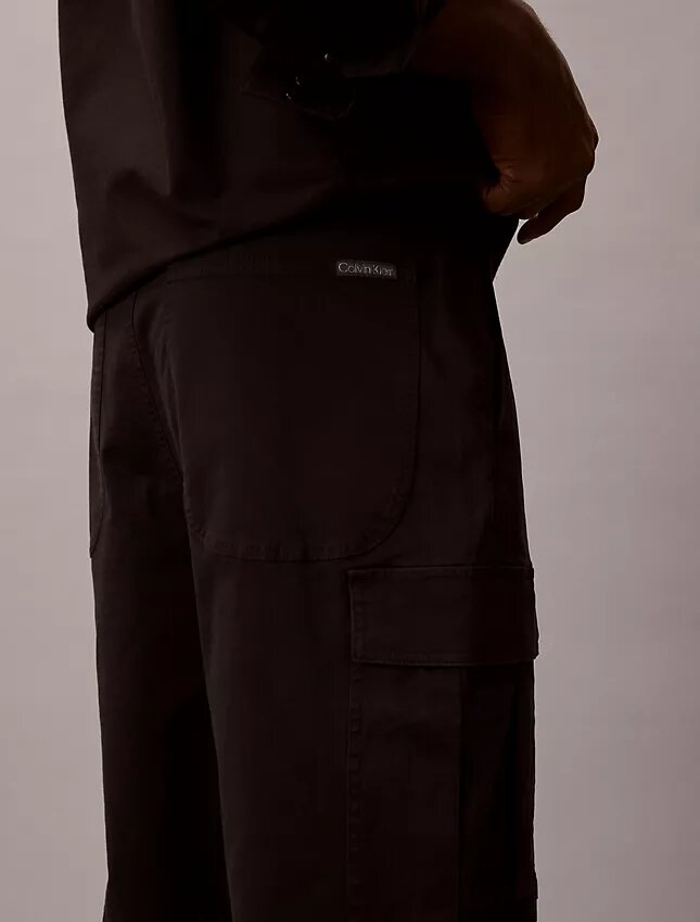 Pantalones cortos cargo de sarga Cotton Stretch de algodón Pantalones cortos cargo de sarga Cotton Stretch de algodón