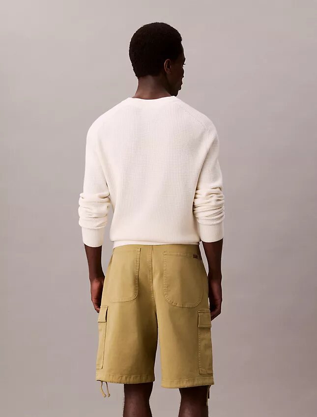 Pantalones cortos cargo de sarga Cotton Stretch de algodón Pantalones cortos cargo de sarga Cotton Stretch de algodón