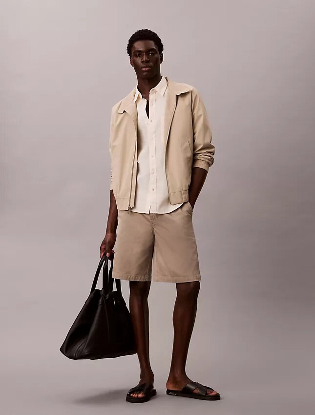 Pantalones cortos chinos holgados estilo años 90 Pantalones cortos chinos holgados estilo años 90