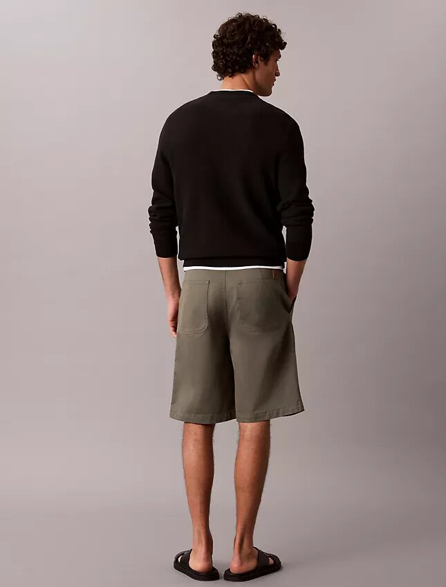 Pantalones cortos chinos holgados estilo años 90 Pantalones cortos chinos holgados estilo años 90
