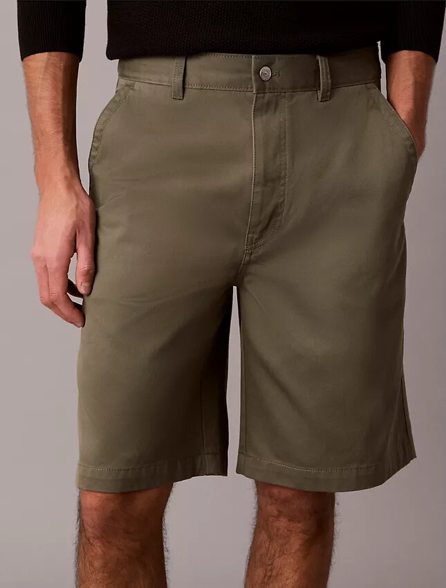 Pantalones cortos chinos holgados estilo años 90 Pantalones cortos chinos holgados estilo años 90
