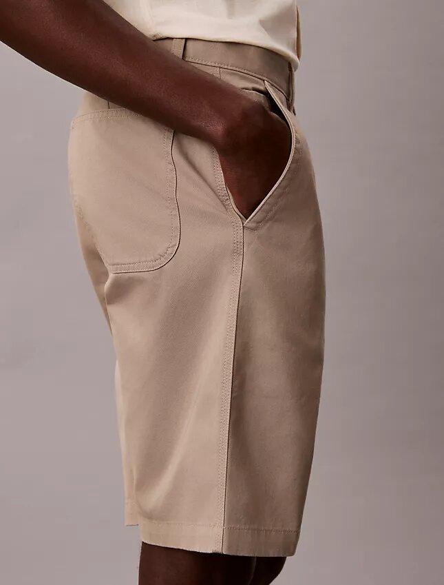 Pantalones cortos chinos holgados estilo años 90 Pantalones cortos chinos holgados estilo años 90