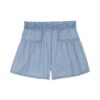 Pantalones cortos con lazo en la cintura para niñas