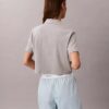 Pantalones cortos de algodón con cintura con logotipo