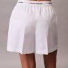 Pantalones cortos de algodón con cintura con logotipo Pantalones cortos de algodón con cintura con logotipo
