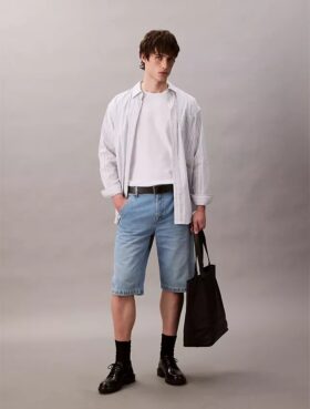 Pantalones cortos de carpintero de Denim estilo 90