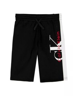 Pantalones cortos de chándal con Monólogo vertical para niños