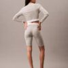 Pantalones cortos de ciclista de Cotton Stretch acanalados Pantalones cortos de ciclista de Cotton Stretch acanalados