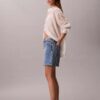 Pantalones cortos de Denim de corte acampanado