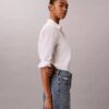 Pantalones cortos de Denim de corte acampanado