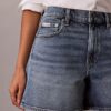 Pantalones cortos de Denim de corte acampanado