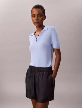 Pantalones cortos de Denim sin cremallera