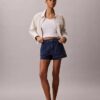 Pantalones cortos de Denim utilitarios Pantalones cortos de Denim utilitarios