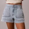 Pantalones cortos de Denim utilitarios Pantalones cortos de Denim utilitarios